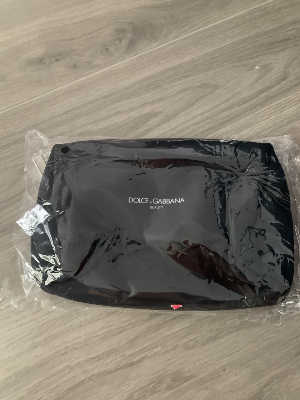 Dolce & Gabbana Black Men's Toiletry Pouch with Logo
